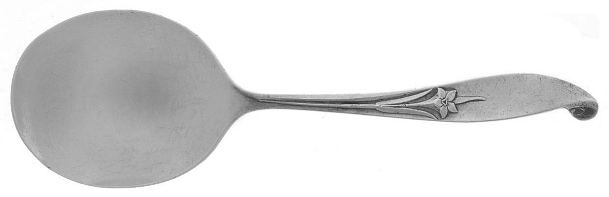 Wishing Star (Sterling, 1954) Straight Handle Baby Spoon by Wallace Silver-1