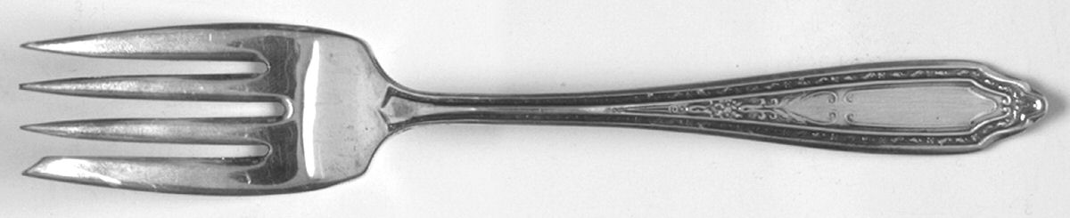 No.9 (Silverplate) Individual Salad Fork by Williams Bros-1
