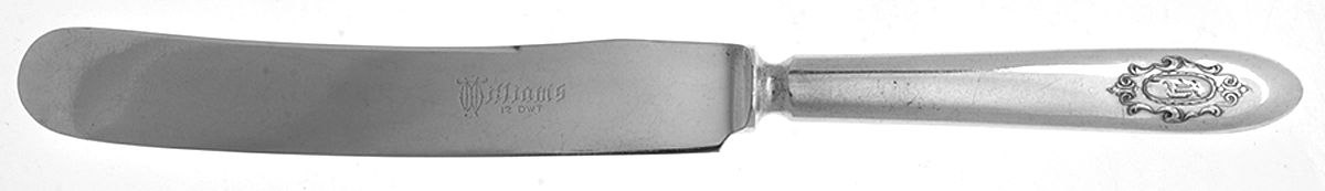 Princess (Silverplate, 1910) Old French Solid Knife with Bolster by Williams Bros-1