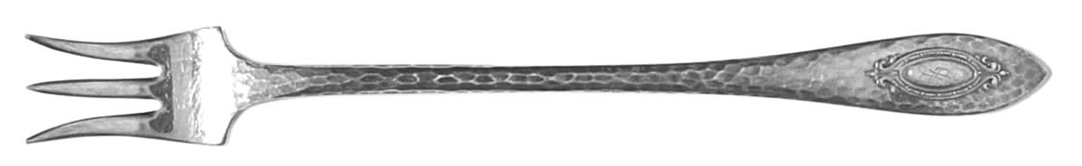 Spartan (Silverplate, 1919) Monogram Cocktail/Seafood Fork by Williams Bros-1