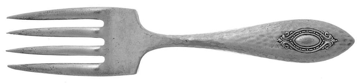Spartan (Silverplate, 1919) Baby Fork by Williams Bros-1