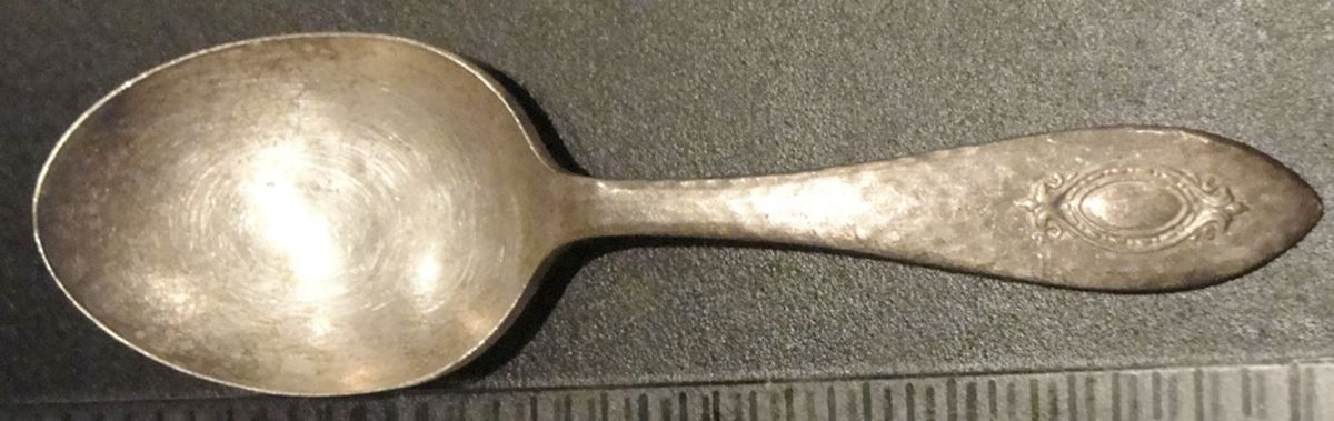 Spartan (Silverplate, 1919) Straight Handle Baby Spoon by Williams Bros-1