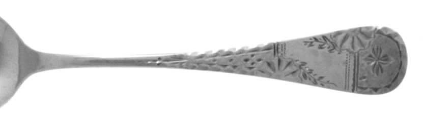 Antique Rosette (Sterling, 1880) Teaspoon by Whiting Manf Co-1