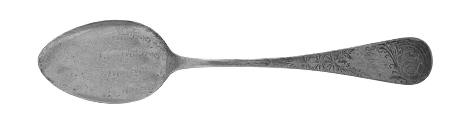 Antique M-2-Engraved (Sterlng, 1884) Teaspoon by Whiting Manf Co-1