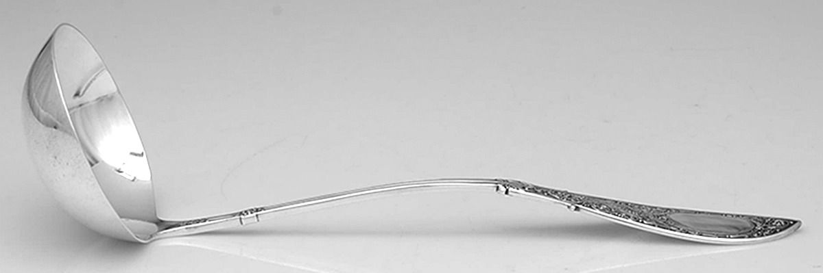 Arabesque (Sterling, 1875) Punch Ladle Solid Piece by Whiting Manf Co-1