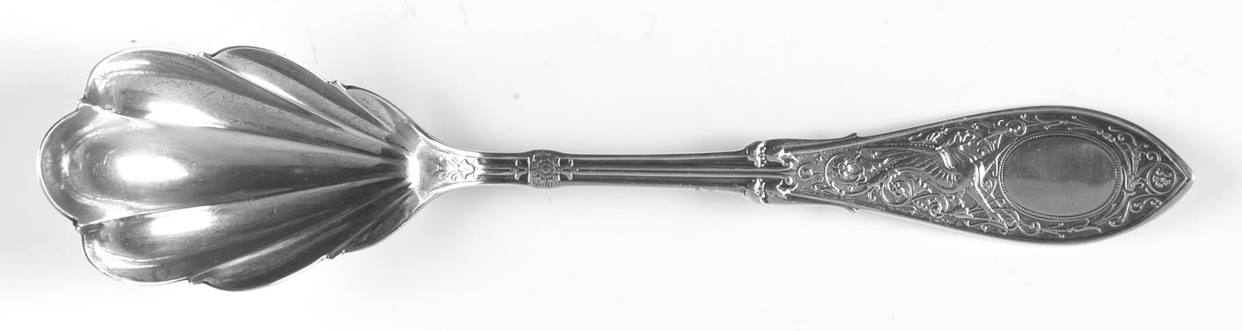 Arabesque (Sterling, 1875) Sugar Shell Spoon by Whiting Manf Co-1