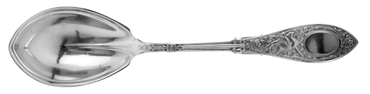 Arabesque (Sterling, 1875) Large Jelly Spoon by Whiting Manf Co-1