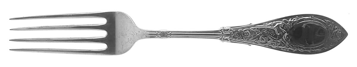 Arabesque (Sterling, 1875) Fork by Whiting Manf Co-1