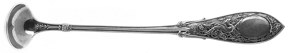 Arabesque (Sterling, 1875) Mustard Spoon by Whiting Manf Co-1
