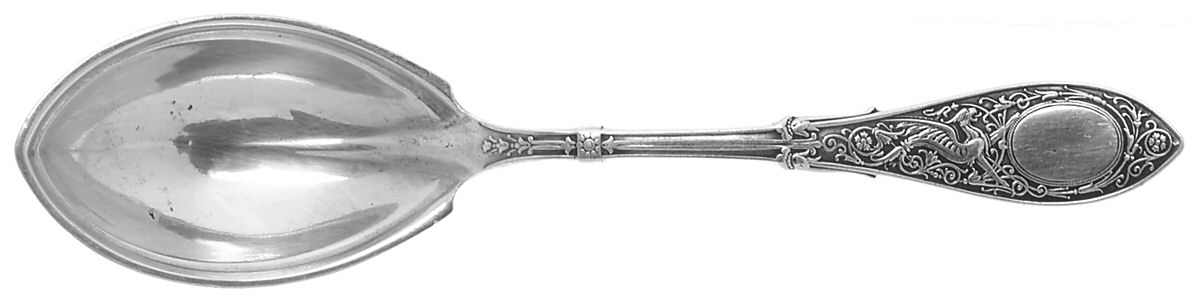 Arabesque (Sterling, 1875) Ice Cream Spoon Individual by Whiting Manf Co-1