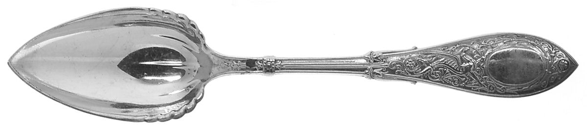 Arabesque (Sterling, 1875) Fruit/Orange Spoon by Whiting Manf Co-1