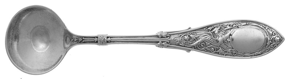Arabesque (Sterling, 1875) Master Salt Spoon by Whiting Manf Co-1