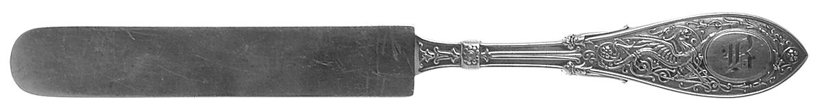 Arabesque (Sterling, 1875) Solid Tea/Child Knife by Whiting Manf Co-1