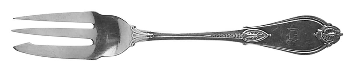 Armor (Sterling, 1871) Individual Pie Fork by Whiting Manf Co-1
