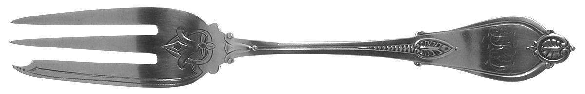 Armor (Sterling, 1871) Large Individual Pie Fork by Whiting Manf Co-1