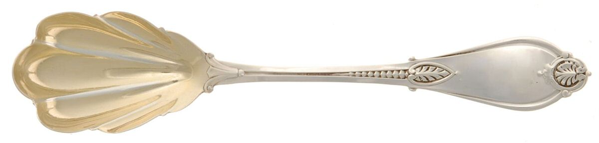 Armor (Sterling, 1871) Sugar Shell Spoon by Whiting Manf Co-1