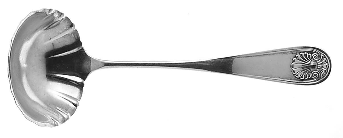 Athenian (Sterling, 1890) Solid Gravy Ladle by Whiting Manf Co-1