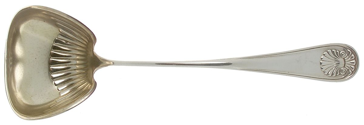 Athenian (Sterling, 1890) Solid Soup Ladle by Whiting Manf Co-1