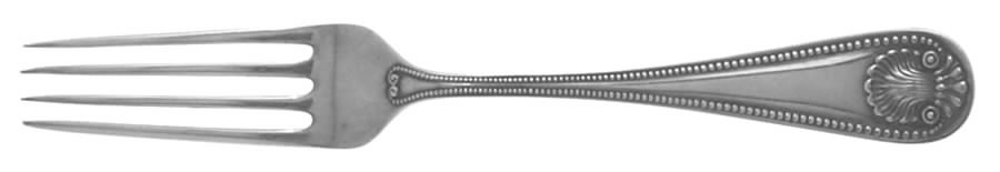Bead (Sterling, 1880, No Monograms) Fork by Whiting Manf Co-1