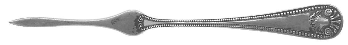 Bead (Sterling, 1880, No Monograms) Solid Nut Pick by Whiting Manf Co-1