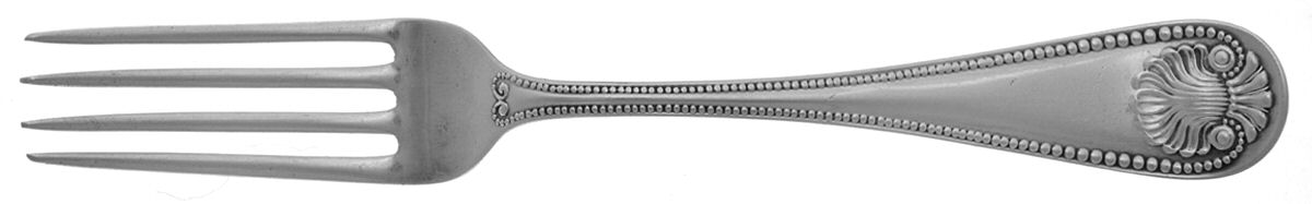Bead (Sterling, 1880, No Monograms) Solid Youth Tea Fork by Whiting Manf Co-1