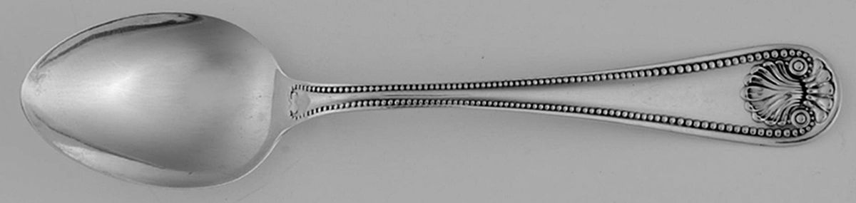 Bead (Sterling, 1880, No Monograms) Demitasse Spoon by Whiting Manf Co-1