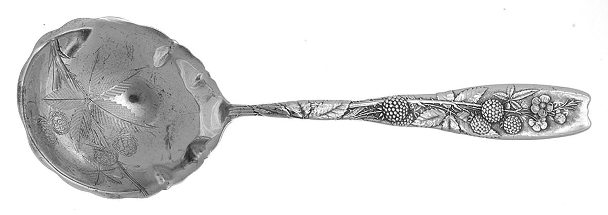 Berry (Sterling, 1880) Small Brtcut Berry/Casserole Spoon by Whiting Manf Co-1