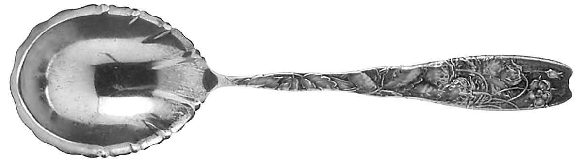 Berry (Sterling, 1880) Preserve Spoon by Whiting Manf Co-1