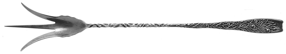 Berry (Sterling, 1880) Large Lettuce Serving Fork by Whiting Manf Co-1