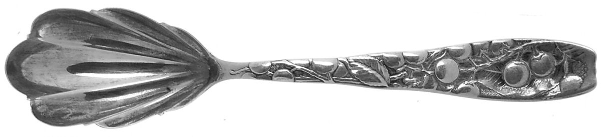 Berry (Sterling, 1880) Sugar Shell Spoon by Whiting Manf Co-1