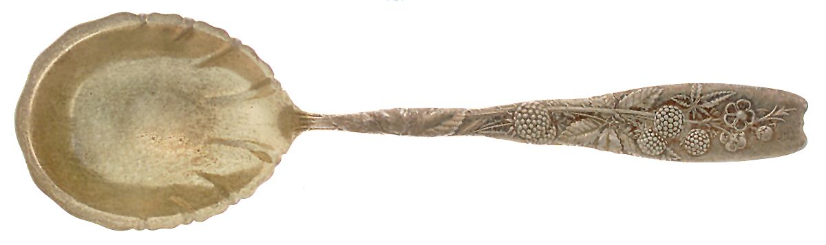 Berry (Sterling, 1880) Small Solid Berry/Casserole Spoon by Whiting Manf Co-1