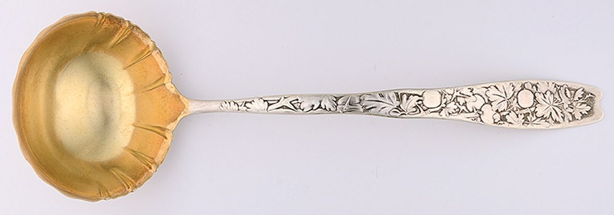 Berry (Sterling, 1880) Solid Soup Ladle by Whiting Manf Co-1