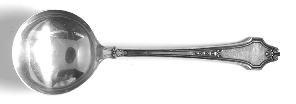 Burlington (Sterling, 1914) Round Bowl Soup Spoon (Cream Soup) by Whiting Manf Co-1