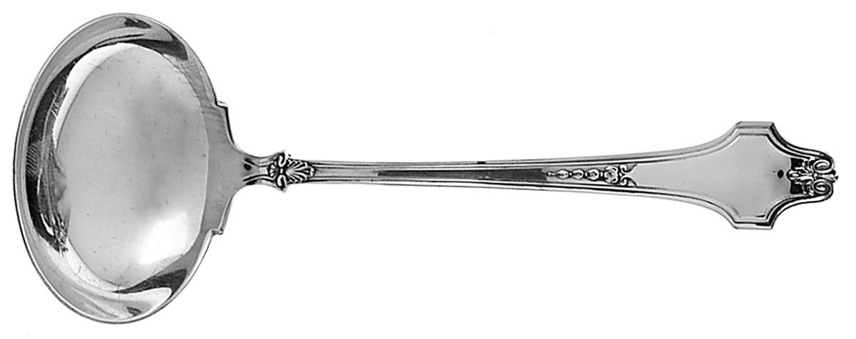 Burlington (Sterling, 1914) Solid Gravy Ladle by Whiting Manf Co-1