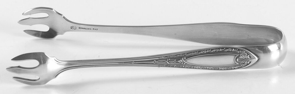 Chateau (Sterling, 1923) Large Sugar Tongs by Whiting Manf Co-1