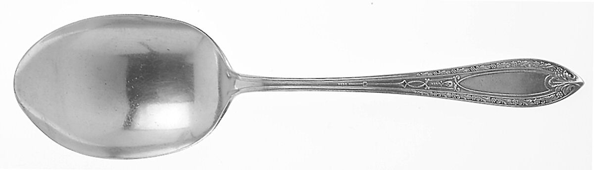 Chateau (Sterling, 1923) Small Solid Berry/Casserole Spoon by Whiting Manf Co-1