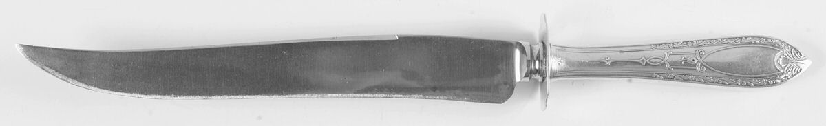 Chateau (Sterling, 1923) Large Stainless Blade Roast Carving Knife by Whiting Manf Co-1