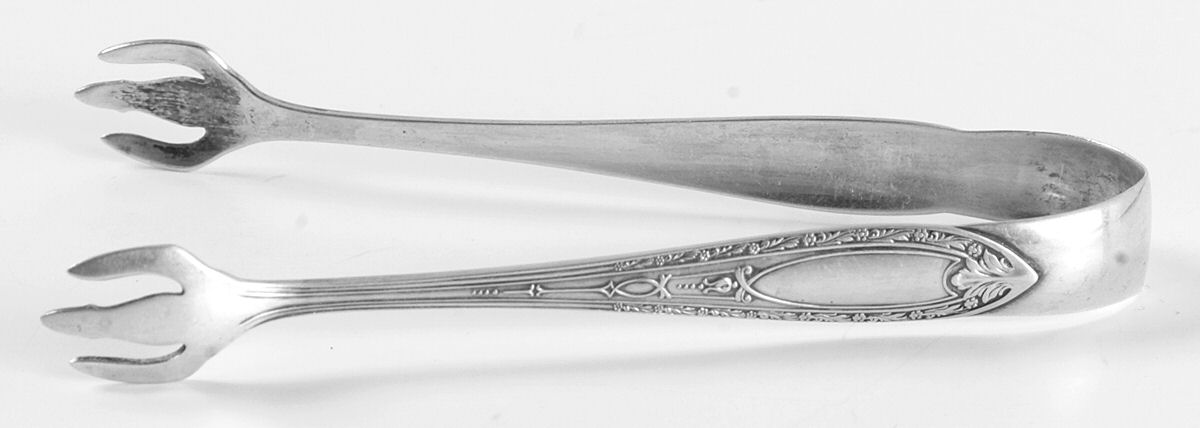 Chateau (Sterling, 1923) Small Sugar Tongs by Whiting Manf Co-1