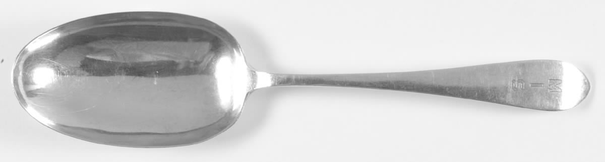 Colonial (Sterling, 1907) Vegetable Serving Spoon (Solid) by Whiting Manf Co-1