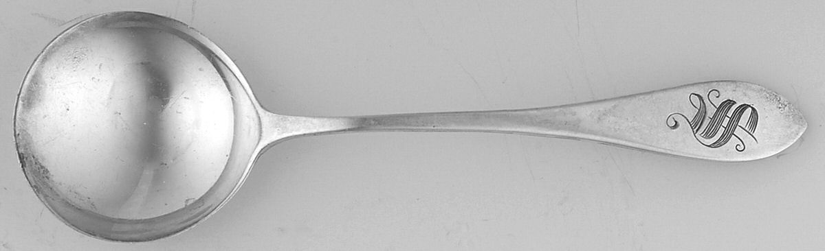 Colonial (Sterling, 1907) Round Bowl Soup Spoon (Bouillon) by Whiting Manf Co-1
