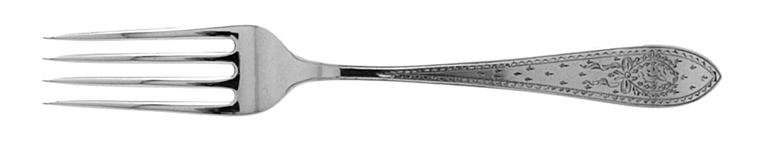 Colonial A-Engraved (Sterling, 1907) Fork by Whiting Manf Co-1