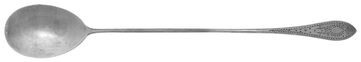 Colonial A-Engraved (Sterling, 1907) Individual Long Handled Lemonade Spoon by Whiting Manf Co-1