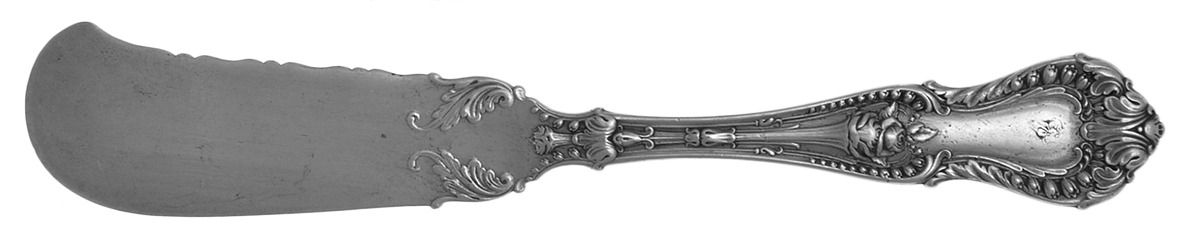 Dorothy Vernon (Sterling, 1909) Flat Handle Butter Spreader by Whiting Manf Co-1