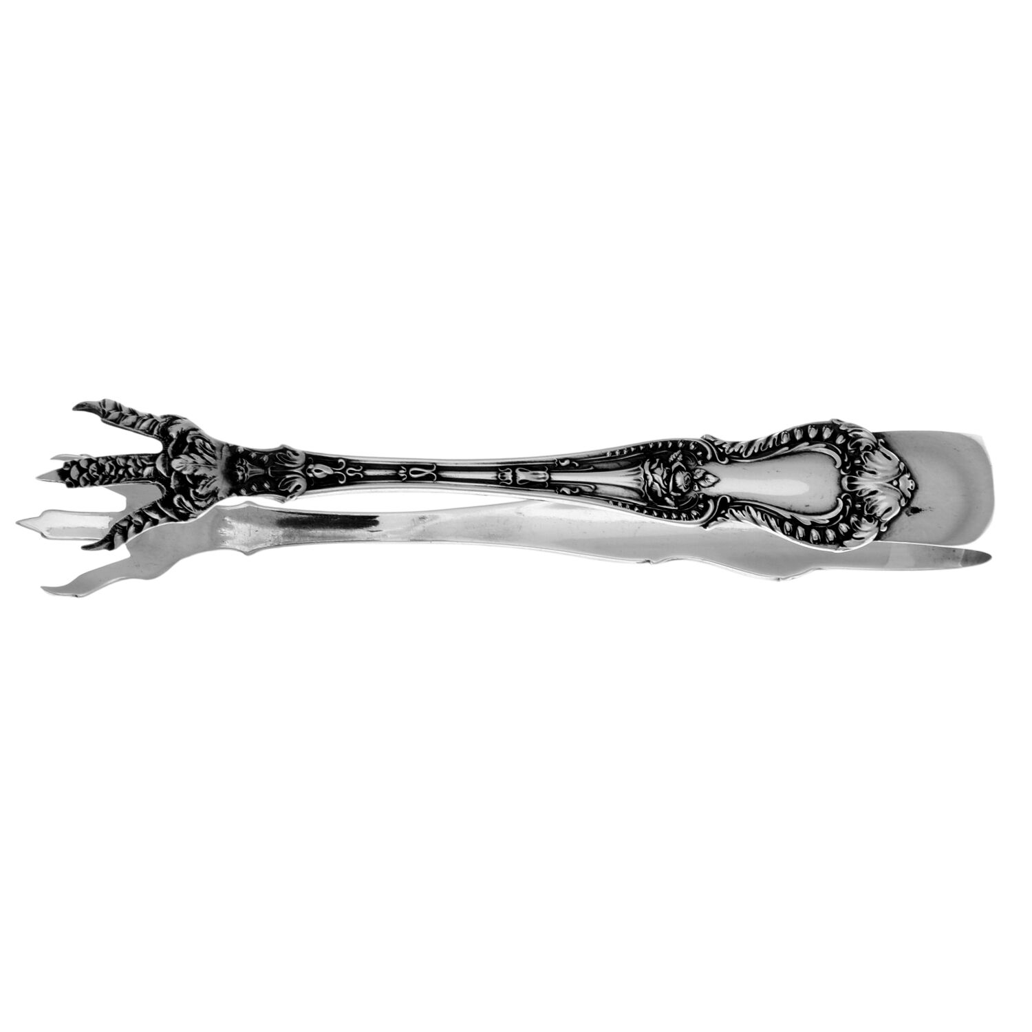 Dorothy Vernon (Sterling, 1909) Large Sugar Tongs by Whiting Manf Co-1