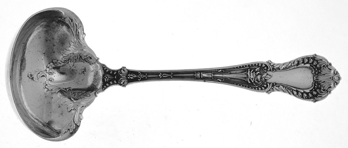 Dorothy Vernon (Sterling, 1909) Solid Gravy Ladle by Whiting Manf Co-1