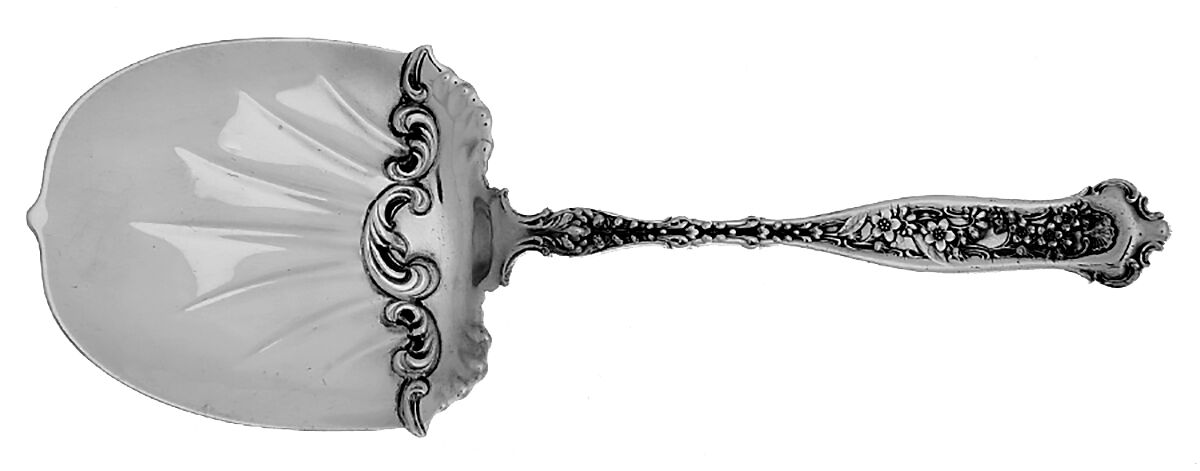 Dresden (Sterling, 1896) Solid Waffle Server by Whiting Manf Co-1