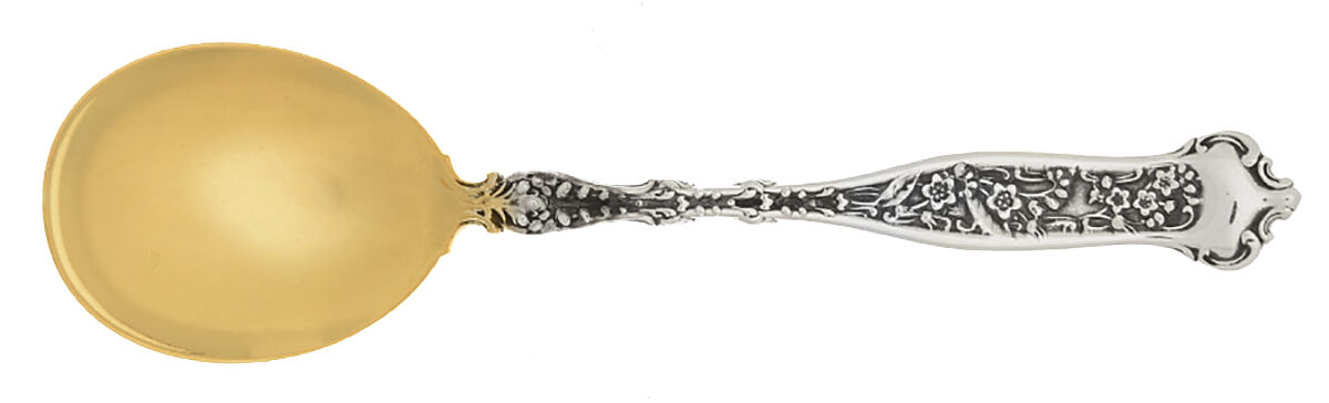 Dresden (Sterling, 1896) Large Chocolate Spoon by Whiting Manf Co-1