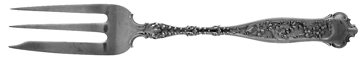 Dresden (Sterling, 1896) Large Individual Pie Fork by Whiting Manf Co-1