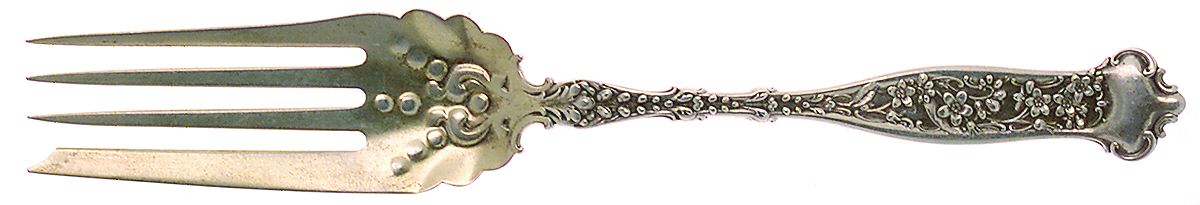 Dresden (Sterling, 1896) Fork-Cold Meat/Servg-Sm/Solid by Whiting Manf Co-1