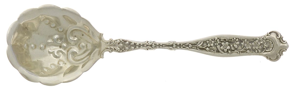 Dresden (Sterling, 1896) Large Jelly Spoon by Whiting Manf Co-1